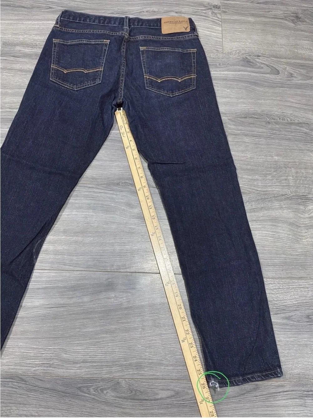 American Eagle Outfitters Men's Dark Indigo Skinny Jeans